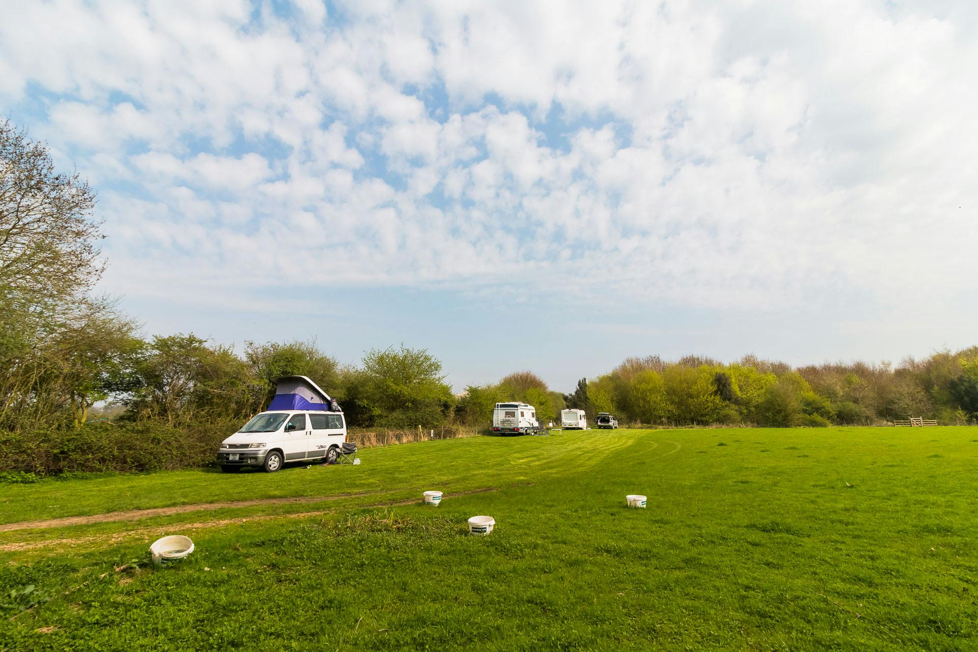 Image of camping field